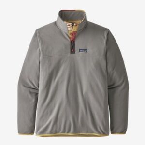 Patagonia Micro D Quarter Snap-T Pullover Sweatshirt - Gray